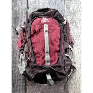 Kelty Redwing 44 Hiking Backpack 44L Red Nylon Laptop External Pockets